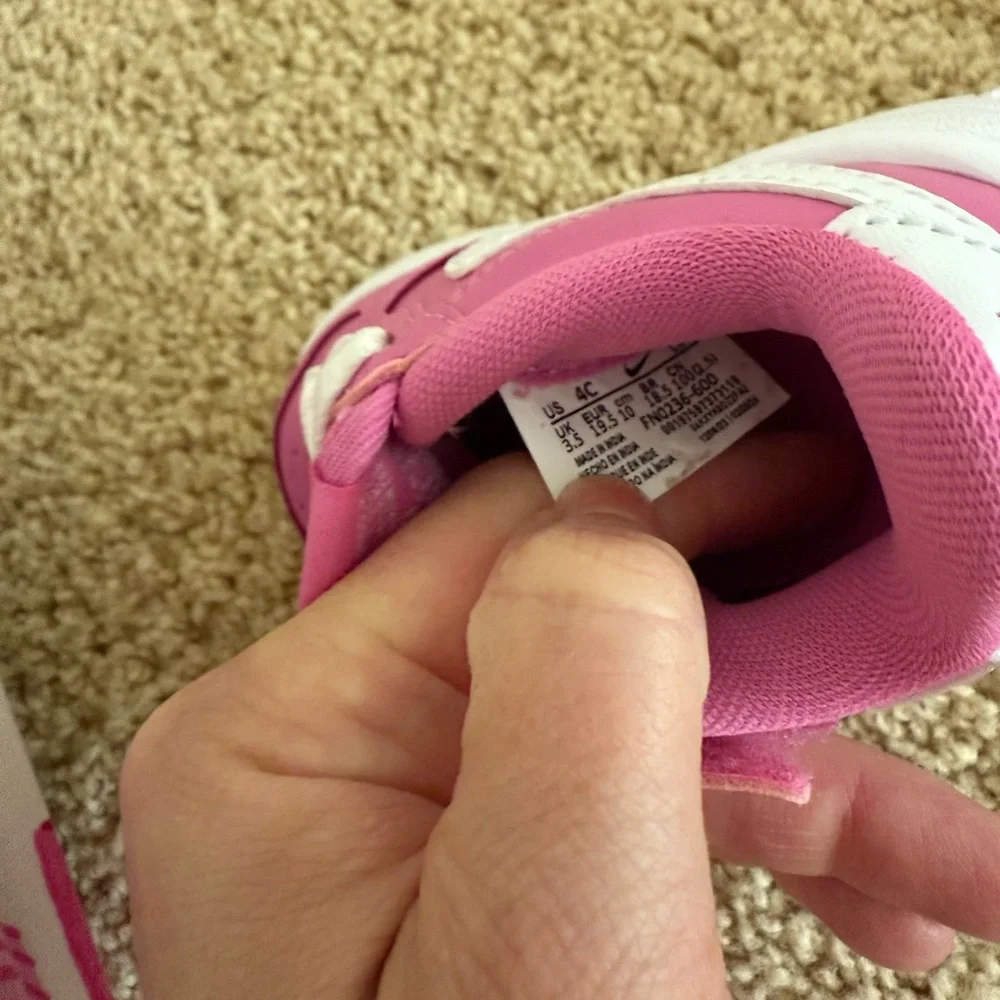 Nike Toddler Air Force Ones- Pink Sneakers - Comfortable Everyday Shoes